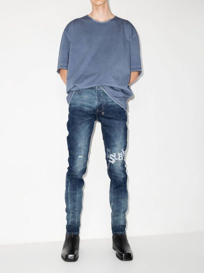 Ksubi Skinny jeans Blauw