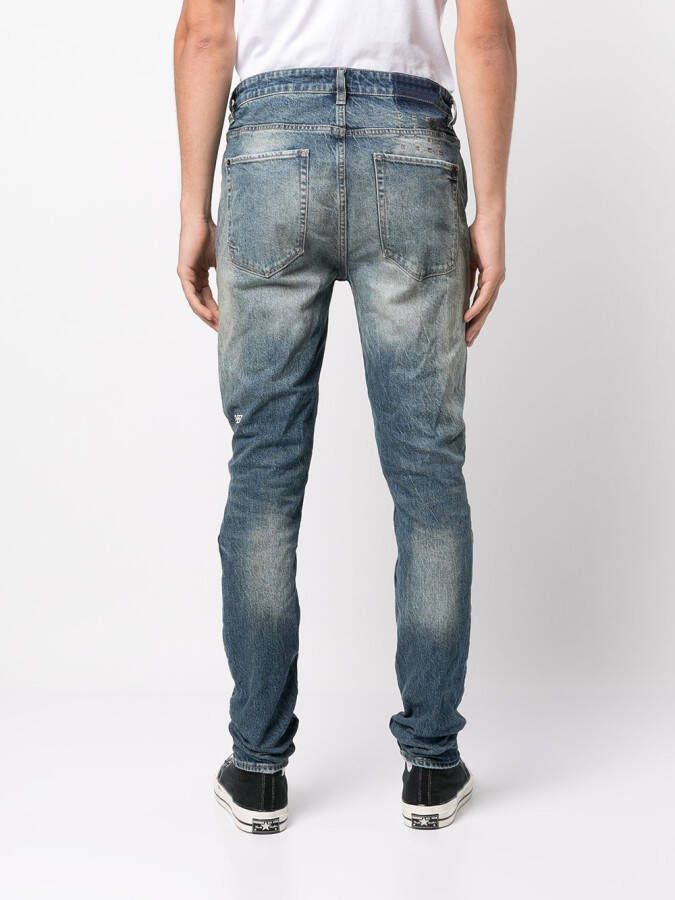 Ksubi Slim-fit jeans Blauw