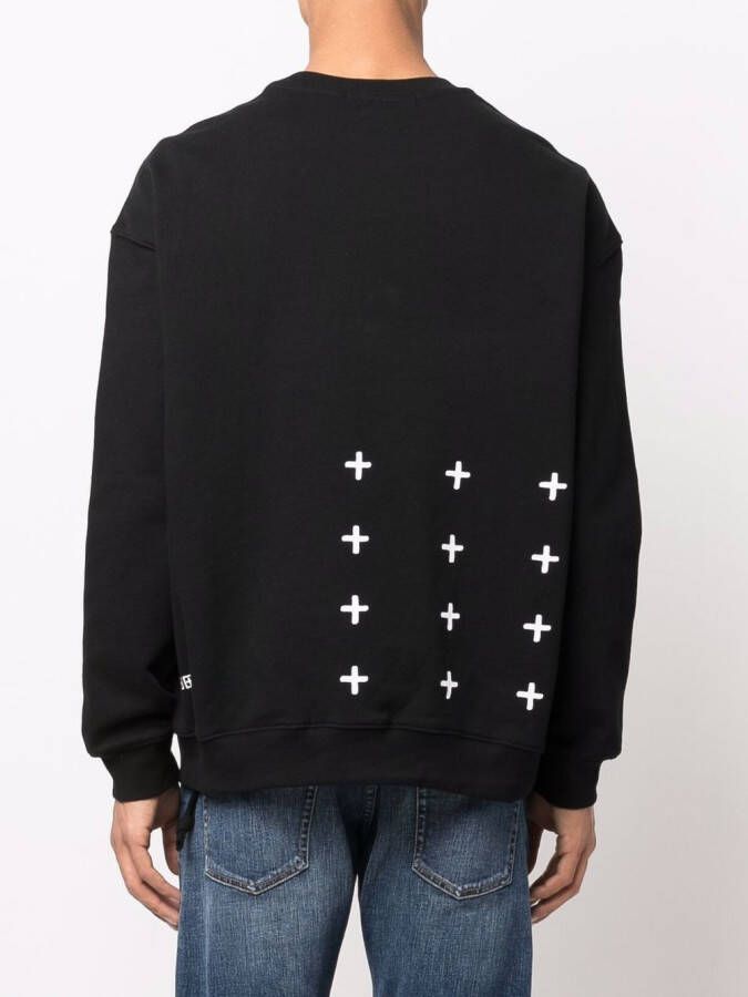 Ksubi T-shirt met patroon Zwart