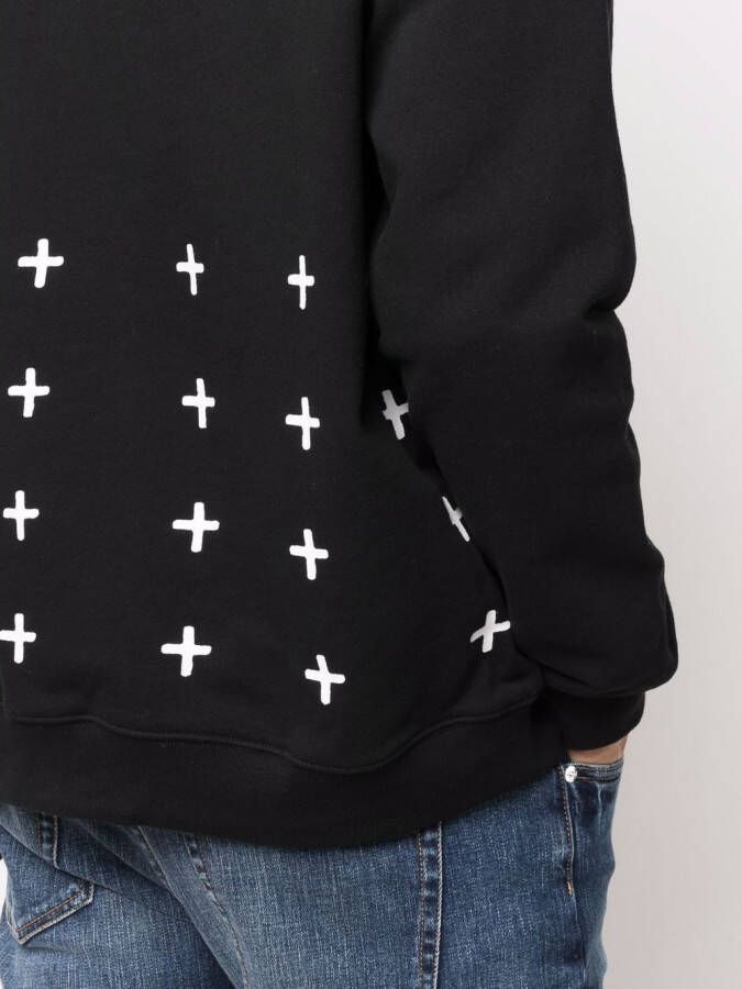 Ksubi T-shirt met patroon Zwart