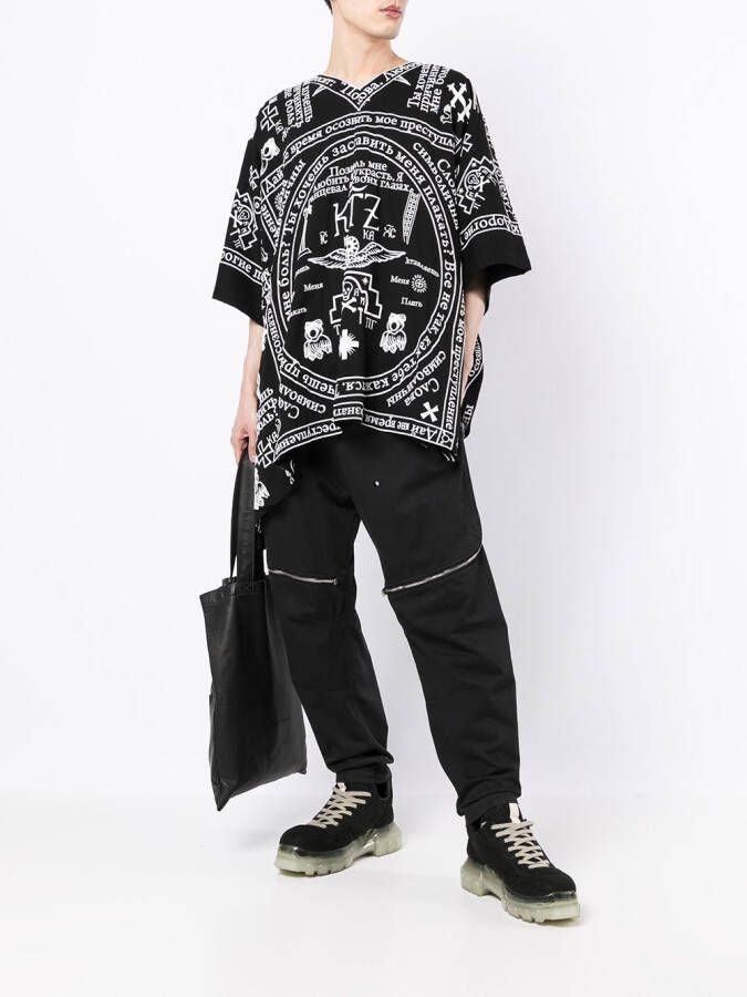 KTZ Tuniek met print Zwart