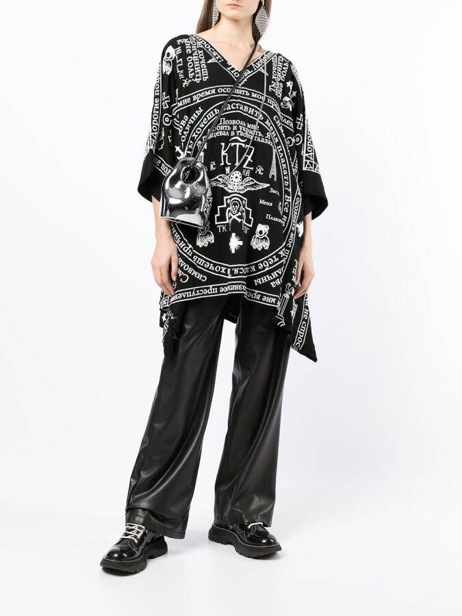 KTZ Tuniek met print Zwart