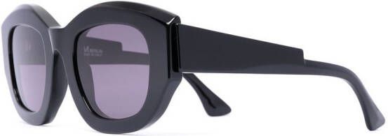 Kuboraum B2 zonnebril met oversized montuur Zwart