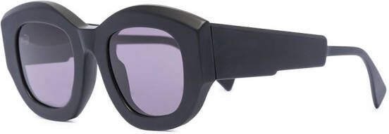Kuboraum B5 zonnebril met ovaal montuur Zwart