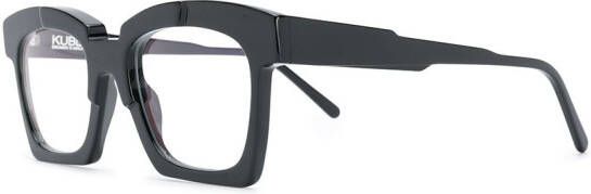 Kuboraum Bril met oversized montuur Zwart