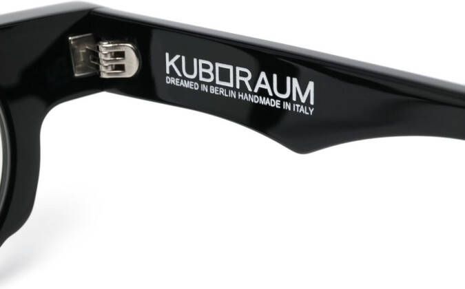 Kuboraum Bril met rond montuur Zwart