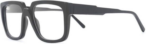 Kuboraum K3 bril met vierkant montuur Zwart