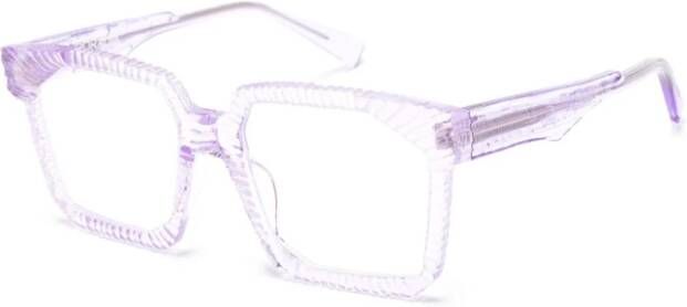 Kuboraum K30 bril met vierkant montuur Paars