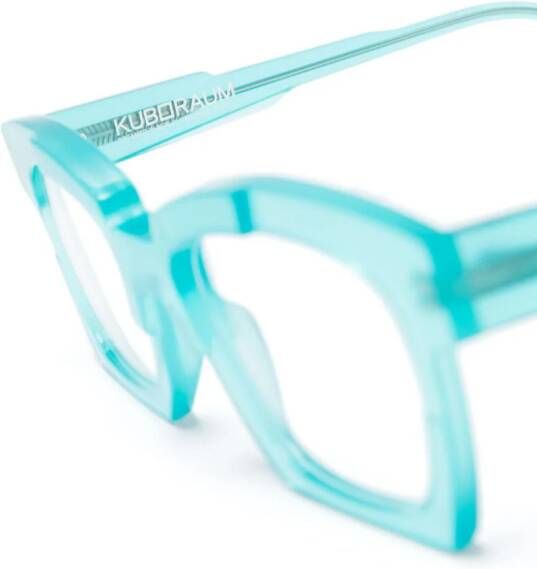 Kuboraum K5 bril met vierkant montuur Blauw