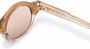 Kuboraum L4 zonnebril met rond montuur Beige - Thumbnail 3