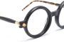 Kuboraum P1 bril met rond montuur Zwart - Thumbnail 3