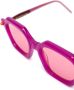 Kuboraum P10 CY bril met vierkant montuur Roze - Thumbnail 3