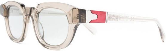 Kuboraum S1 bril met vierkant montuur Beige