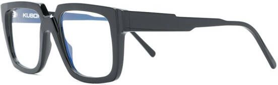 Kuboraum square glasses Zwart