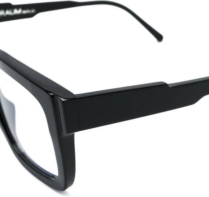 Kuboraum square glasses Zwart