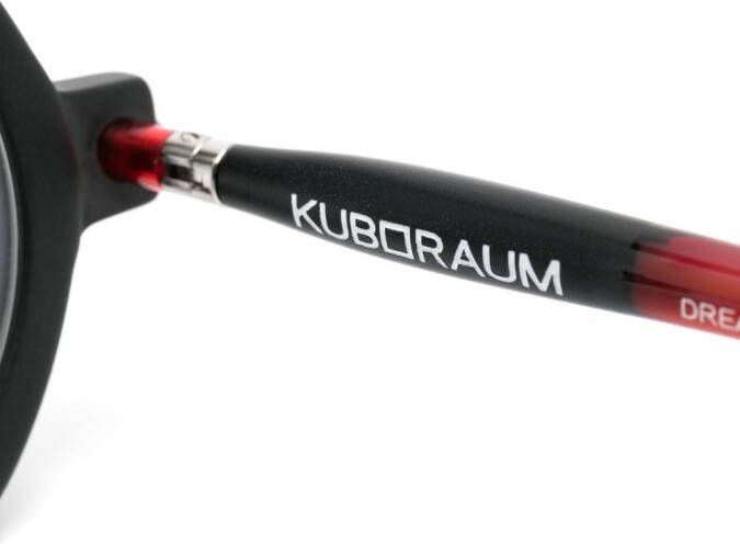 Kuboraum Bril met vierkant montuur Zwart