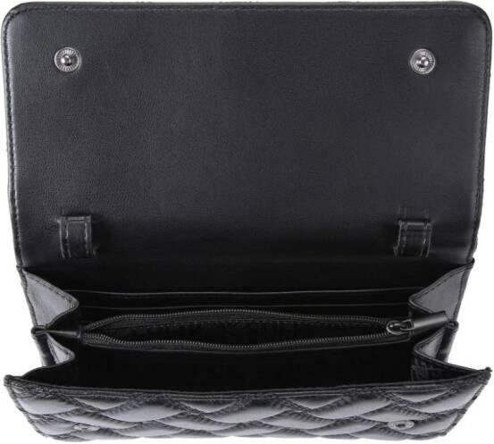 Kurt Geiger London Kensington Chain gewatteerde clutch Zwart