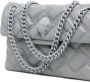 Kurt Geiger London Kensington gewatteerde bucket-tas Grijs - Thumbnail 4