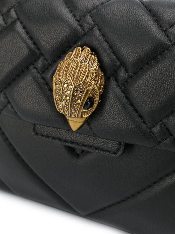 Kurt Geiger London Kensington gewatteerde schoudertas Zwart