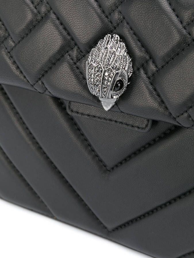 Kurt Geiger London Kensington gewatteerde tas Zwart