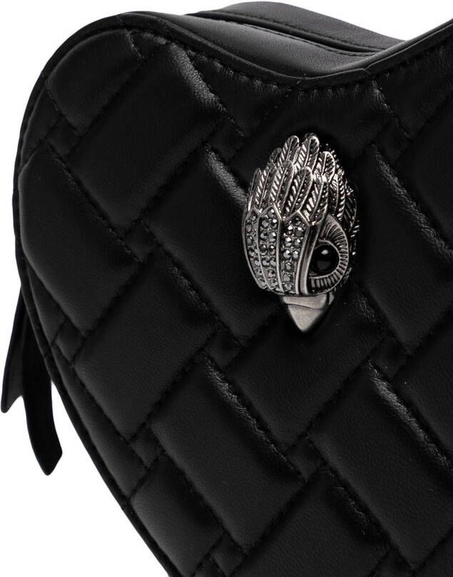 Kurt Geiger London Kensington hartvormige crossbodytas Zwart