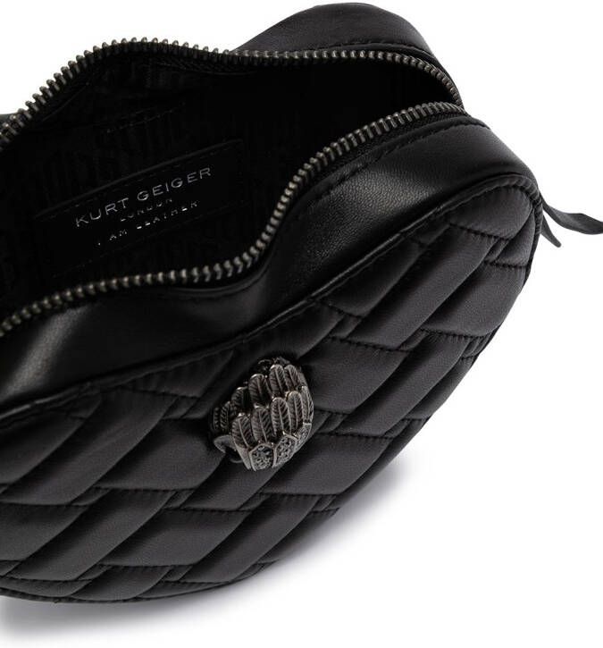 Kurt Geiger London Kensington hartvormige crossbodytas Zwart
