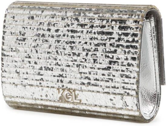 Kurt Geiger London Party Eagle clutch Zilver