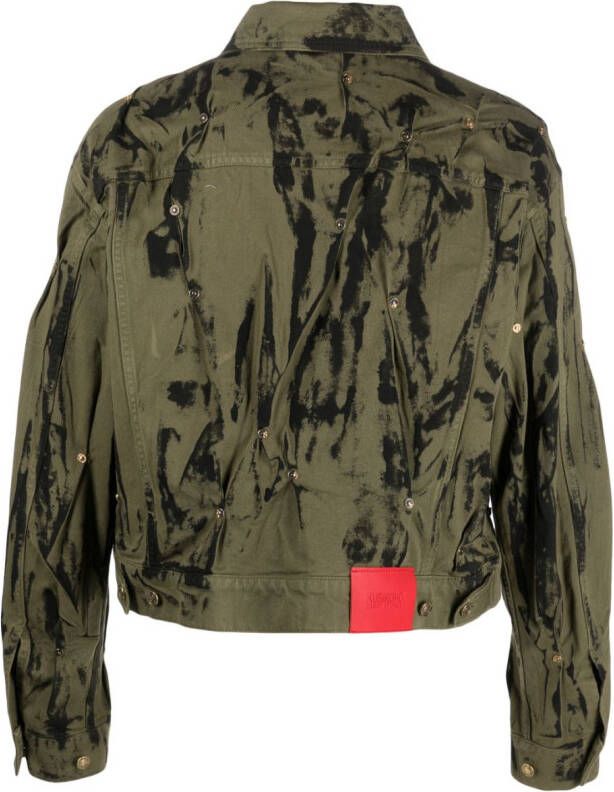 KUSIKOHC Denim jack Groen
