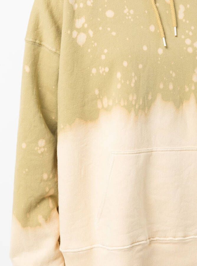 La Detresse Hoodie met abstracte print Groen