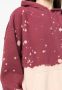 La Detresse Hoodie met tie-dye print Rood - Thumbnail 5