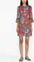 La DoubleJ 24 7 mini-jurk met bloemenprint Rood - Thumbnail 2