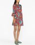 La DoubleJ 24 7 mini-jurk met bloemenprint Rood - Thumbnail 3