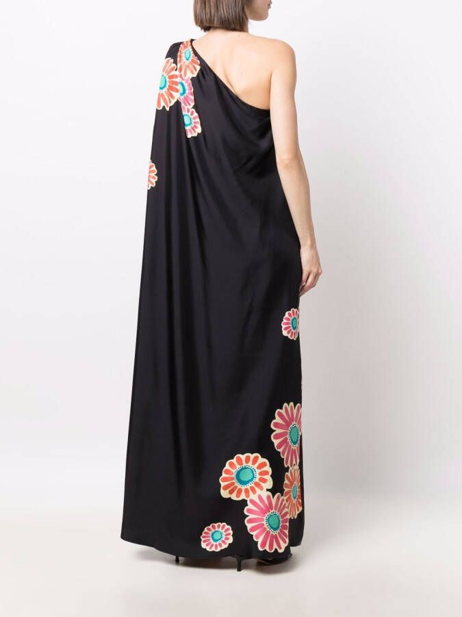 La DoubleJ Asymmetrische jurk Zwart