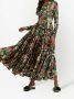 La DoubleJ Maxi-jurk met bloemenprint Bruin - Thumbnail 2