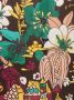 La DoubleJ Maxi-jurk met bloemenprint Bruin - Thumbnail 5