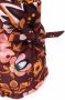 La DoubleJ Buidel met bloemenprint Bruin - Thumbnail 4