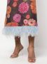La DoubleJ Midi-jurk met bloemen jacquard Bruin - Thumbnail 5