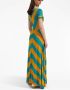 La DoubleJ Maxi-jurk met print Blauw - Thumbnail 2