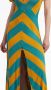 La DoubleJ Maxi-jurk met print Blauw - Thumbnail 3