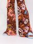 La DoubleJ Flared broek Rood - Thumbnail 3