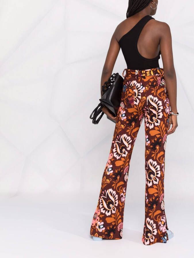 La DoubleJ Flared broek Rood
