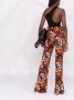 La DoubleJ Flared broek Rood - Thumbnail 4