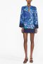 La DoubleJ Mini-jurk met bloemenprint Blauw - Thumbnail 2