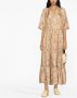 La DoubleJ Midi-jurk met grafische print Roze - Thumbnail 2