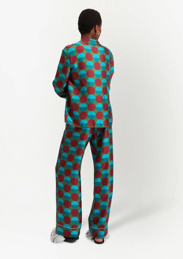 La DoubleJ Pyjama met print Blauw