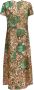 La DoubleJ Jurk met bloemenprint Beige - Thumbnail 5