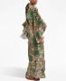 La DoubleJ Maxi-jurk met bloemenprint Beige - Thumbnail 3