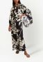 La DoubleJ Maxi-jurk met bloemenprint Zwart - Thumbnail 2