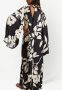 La DoubleJ Maxi-jurk met bloemenprint Zwart - Thumbnail 3