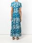 La DoubleJ Maxi-jurk met bloemenprint Blauw - Thumbnail 4